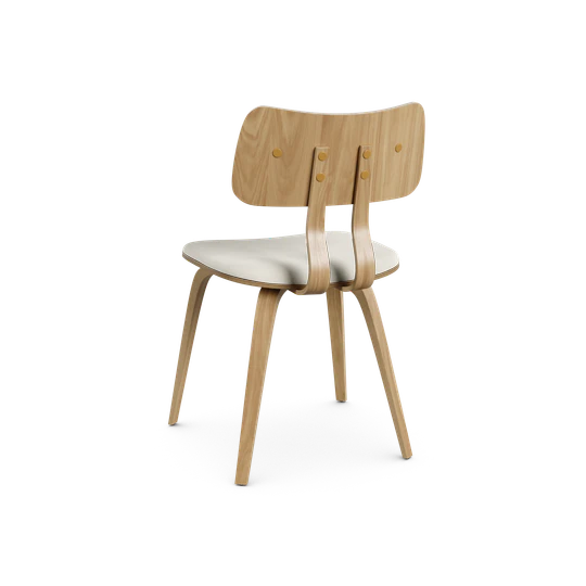 Zaki Dining Chair - Beige & Oak | Hoft Home