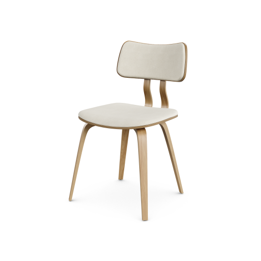 Zaki Dining Chair - Beige & Oak | Hoft Home
