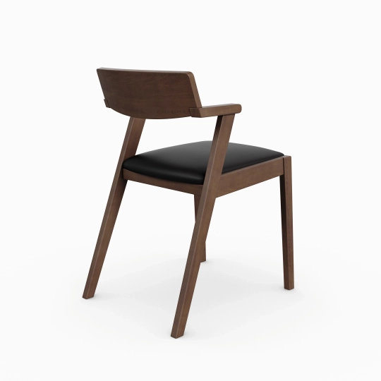Zola Dining Chair Black Walnut Hoft Home