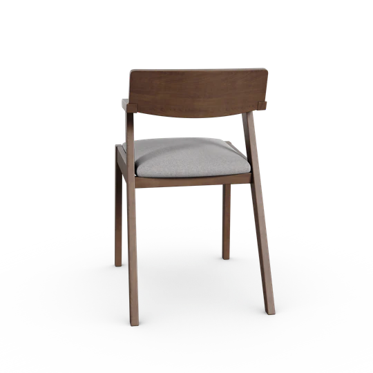Zola Dining Chair - Light Grey & Walnut | Hoft Home